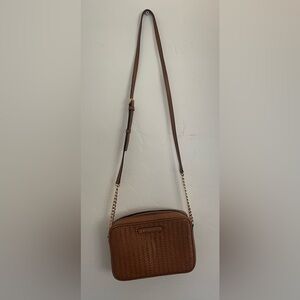 Michael Kors Woven Front Crossbody Bag